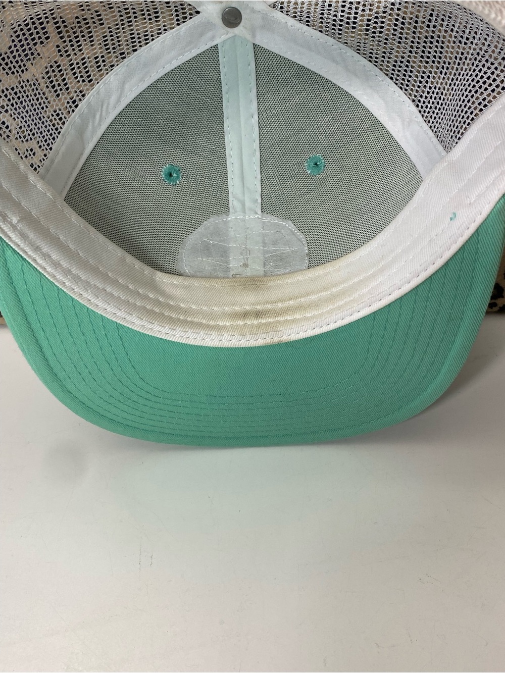 Shreddy Icon Hydro Seafoam Skeleton Shaka Mesh Snapback Trucker Hat - Picture 11 of 11